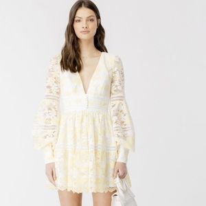 NWT BARDOT VENICE LACE MINI DRESS SIZE 6/M